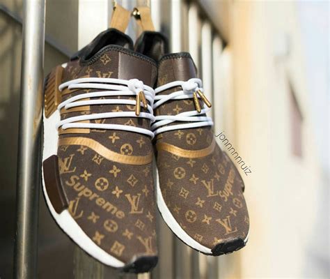 supreme louis vuitton shoes nmd|supreme Louis Vuitton hoodie.